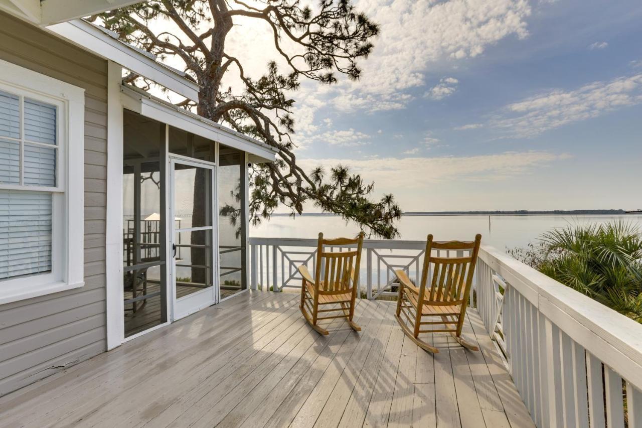Waterfront Ochlockonee Bay Cottage With Views! Panacea Eksteriør bilde